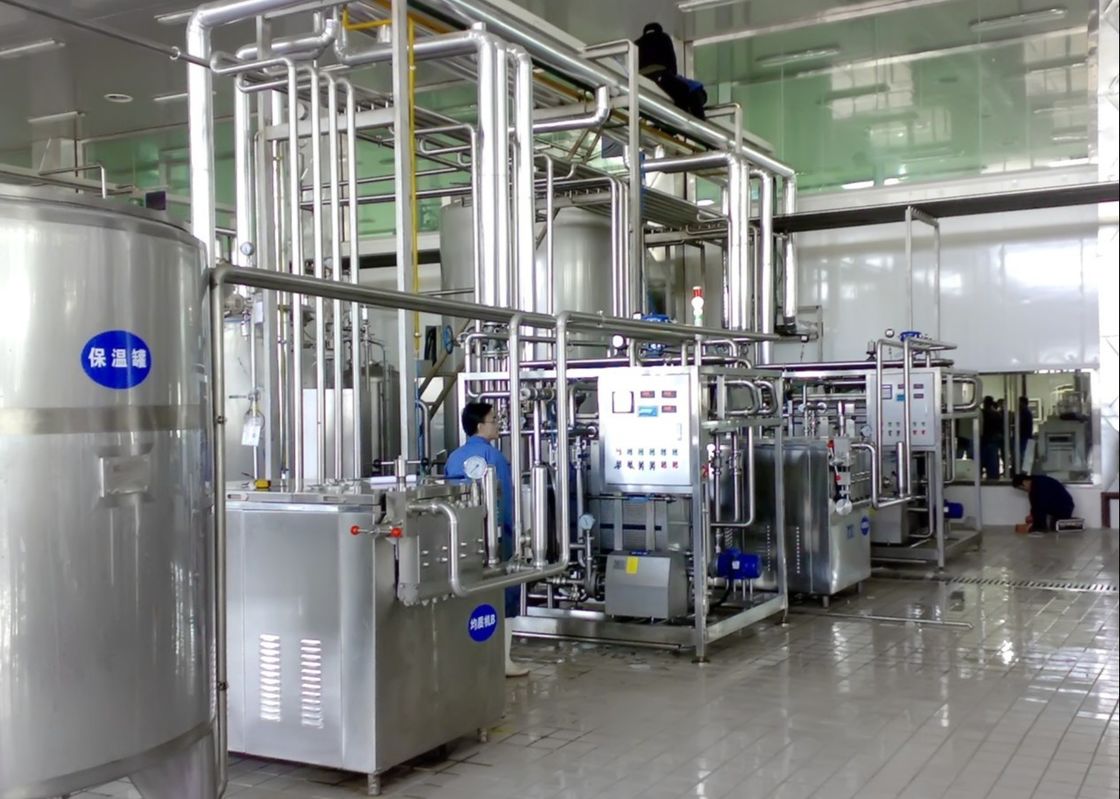 Full Auto CIP que limpa a linha de produção do leite do UHT de 200 TPD fornecedor