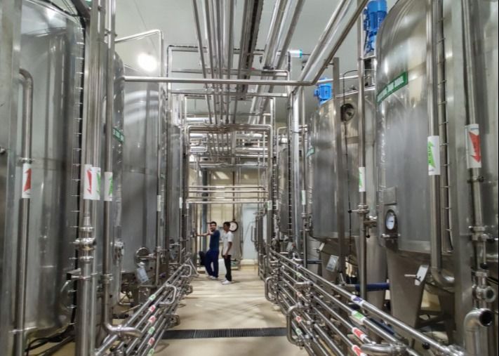 Auto CIP que limpa o equipamento de processamento do leite do UHT de 100000 LPH fornecedor